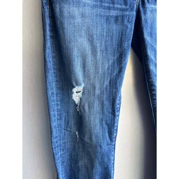 Hudson Jeans Womens Size 28 Krista Stretch Medium Wash Distressed - Picture 4 of 14